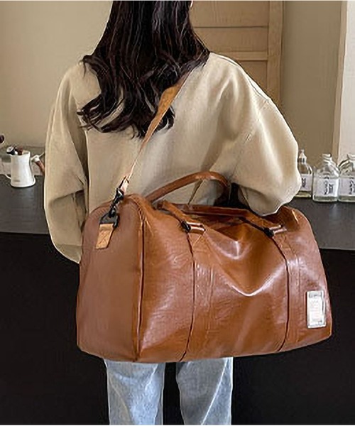 TABI PAL（タビパル） ボストンバッグ PUレザー ボストンバッグ