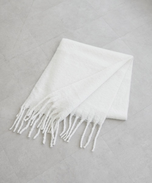 「DISCOAT」 ストール FREE ネイビー レディース_画像2