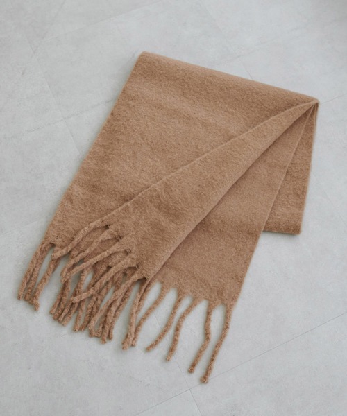 「DISCOAT」 ストール FREE ネイビー レディース_画像3