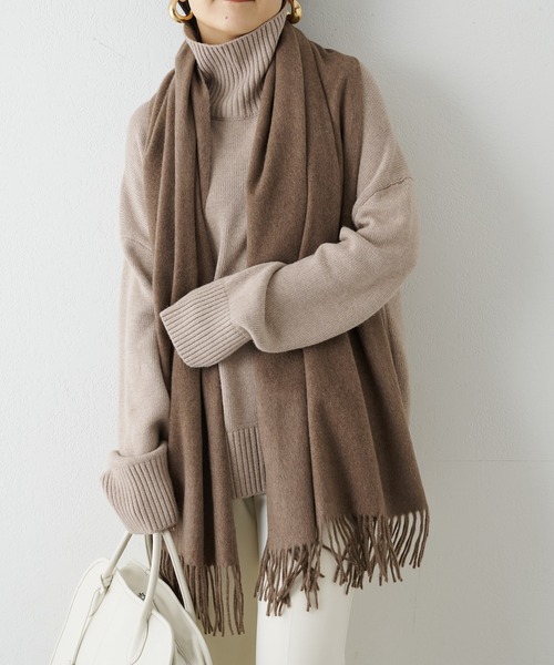 「Whim Gazette」 ストール FREE モカ レディース_画像2