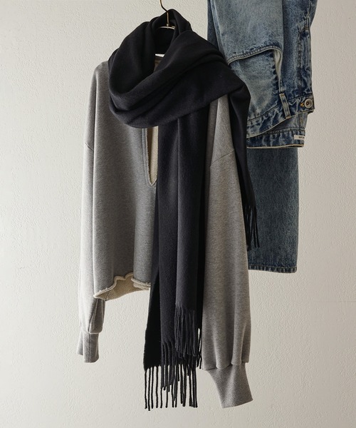 「Whim Gazette」 ストール FREE モカ レディース_画像4