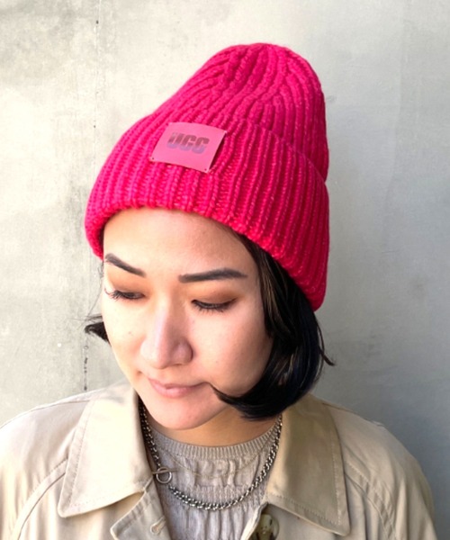 UGG Australia（アグオーストラリア） 「UGG」 ニットキャップ FREE