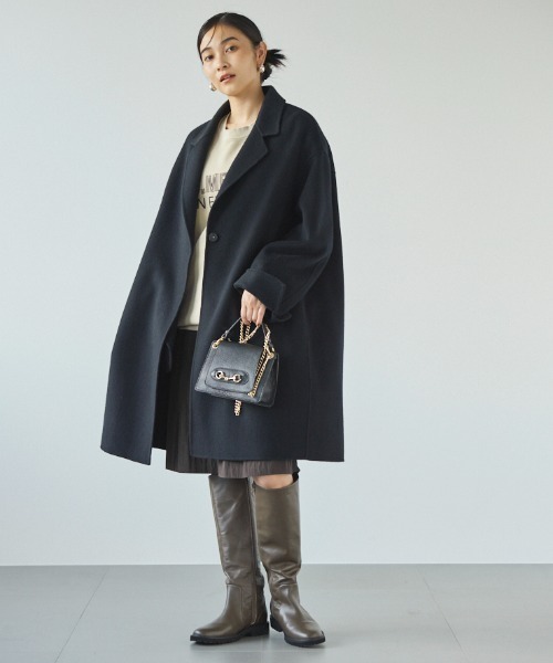 BABYLONE（バビロン） コート フリー ダークネイビー レディース