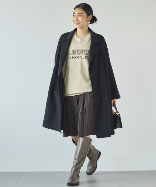 BABYLONE（バビロン） コート フリー ダークネイビー レディース