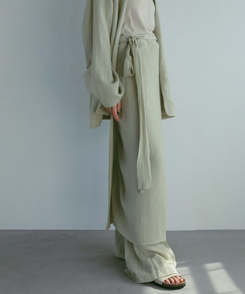 ETRE TOKYO スカート レノクロスラップスカート : ZOZOTOWN