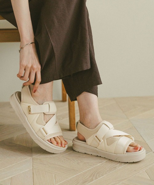   カルバン・クライン Roose Grip Sandal サンダル GLOBAL WORK サンダル エアかるベルトスニーカーサンダル/323165