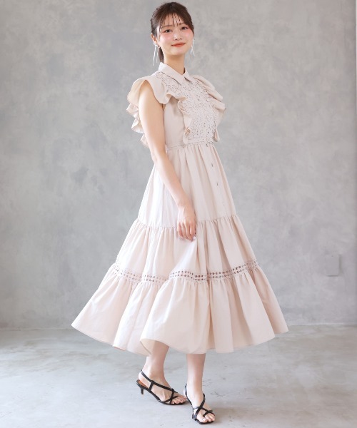 レディース　cottonlinen　ワンピース Sunny clouds ワンピース サニークラウズ feat