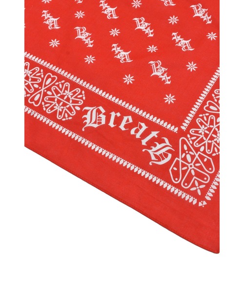 BADHOP BREATH スカーフ BREATH ブレス FW24 BLACK CARD SILK SCARF / BLK - NUBIAN