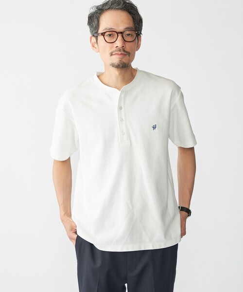 SHIPS（シップス） ヘンリーネック tシャツ 「WEB限定」SHIPS