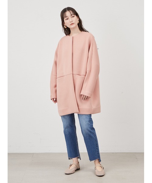 ミラオーウェン ウール コート ノーカラーコート　美品 2834882.jpg