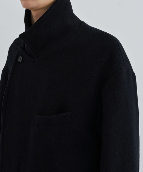 soe（ソーイ） チェスターコート 0 ブラック メンズ : ZOZOTOWN Yahoo