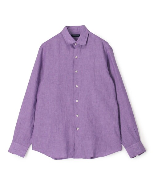 【未使用ほぼ新品に近い★カッタウェイ】ETONNE×Albini麻リネンシャツ ESTNATION / ALBINI カッタウェイリネンシャツ｜ESTNATION