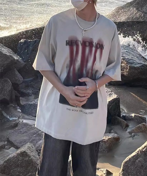 「Theater code」 半袖Tシャツ 3 ブラック メンズ
