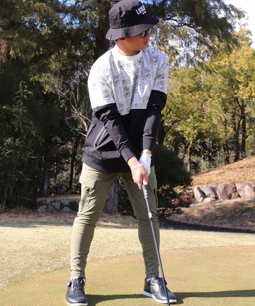 カーゴパンツ (RM)「LUXE/R GOLF」ストレッチ クロス メンズ