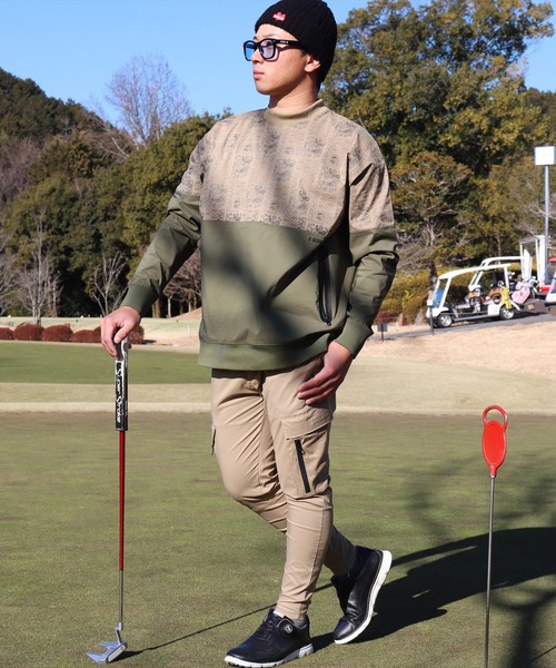 カーゴパンツ (RM)「LUXE/R GOLF」ストレッチ クロス メンズ