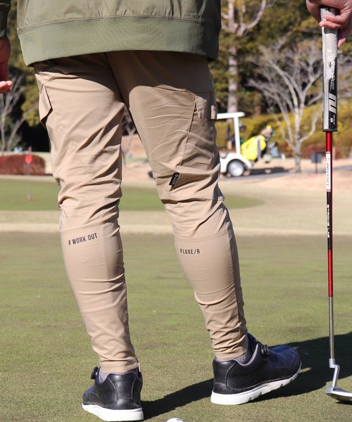 カーゴパンツ (RM)「LUXE/R GOLF」ストレッチ クロス メンズ