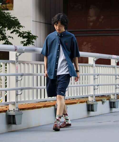 Barbour パンツ 「BARBOUR/バブアー」staple logo 7 swim short