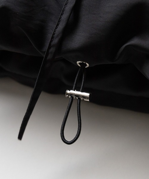 「me+em select」 中綿ブルゾン FREE ブラック レディース_画像7