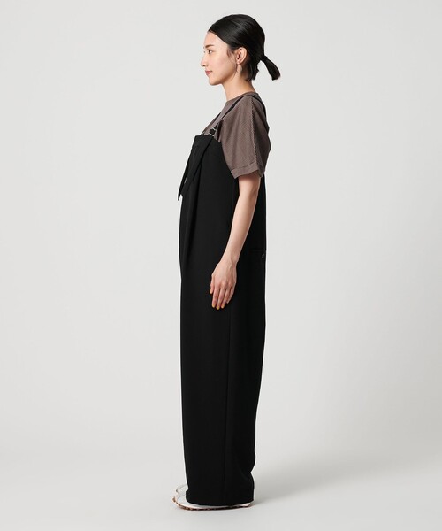 ビューティーアンドユース　ベルトストラップオールインワン　黒　S BEAUTY&YOUTH UNITED ARROWS｜ポリエステル ベルトストラップ