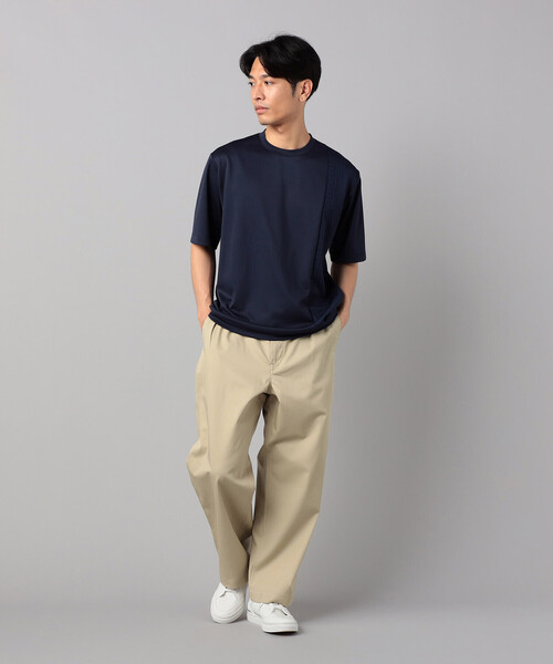 COMME CA MEN（コムサメン） tシャツ ケーブルコンビ Tシャツ メンズ