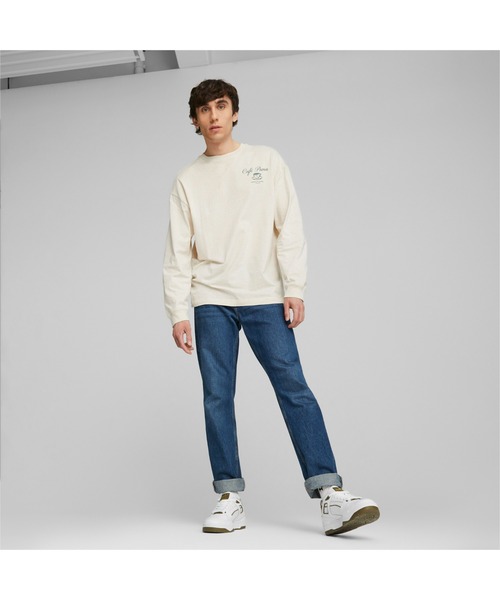 「PUMA」 長(zhǎng)袖Tシャツ LARGE ホワイト メンズ