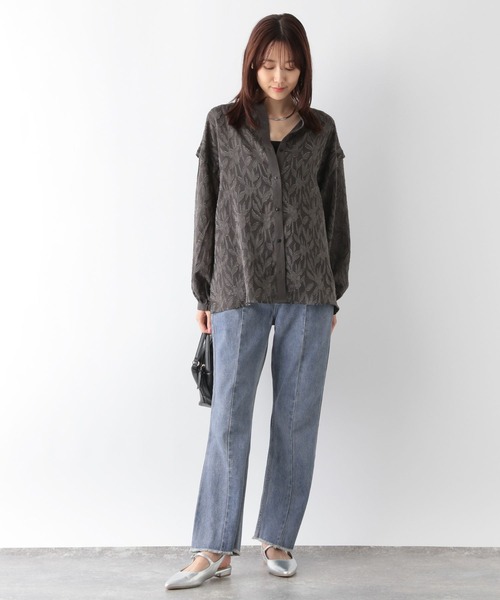 [GLOBAL WORK] Denim брюки MEDIUM голубой женский 