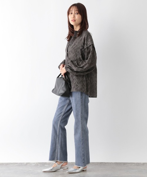 [GLOBAL WORK] Denim брюки MEDIUM голубой женский 