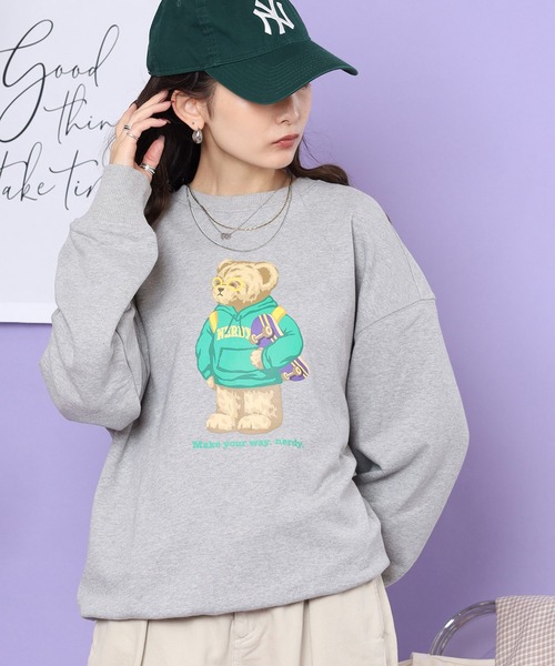 NERDY トレーナー スウェット クレバーネディスウェットシャツ メンズ