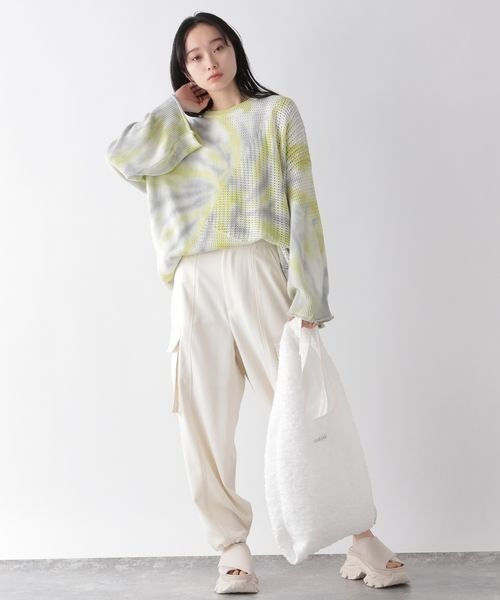「JEANASIS」 カーゴパンツ MEDIUM オフホワイト レディース