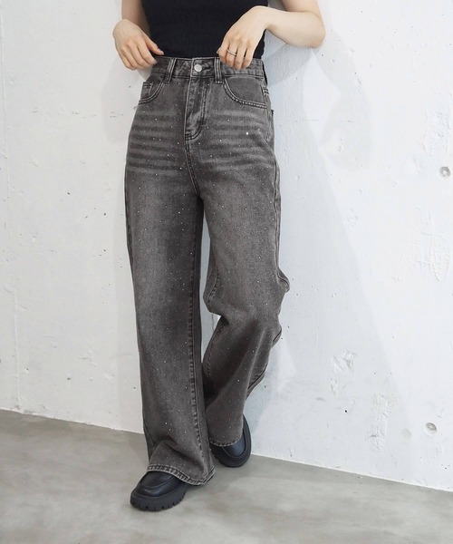 tiptop（ティップトップ） ワイドパンツ ジーンズ デニム デニムパンツ