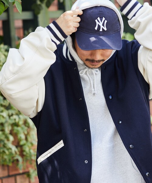 FREAK'S STORE（フリークスストア） スタジャン LARGE ネイビー メンズ