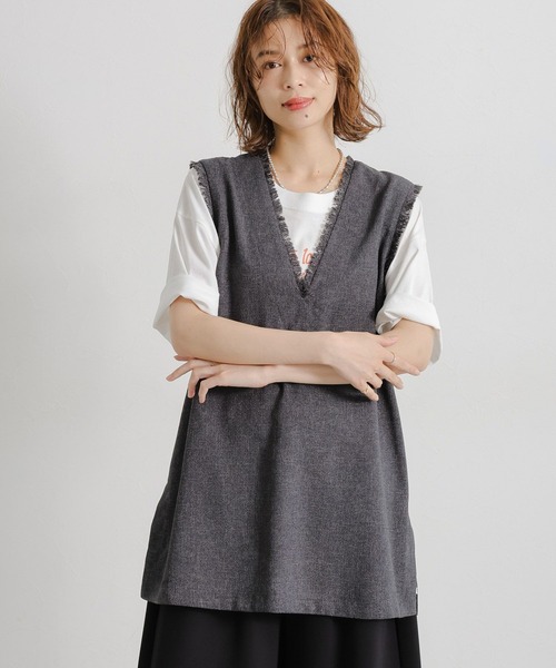 studio CLIP（スタディオクリップ） ワンピース ツイードベスト