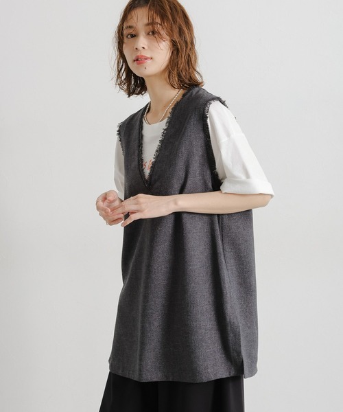 studio CLIP（スタディオクリップ） ワンピース ツイードベスト