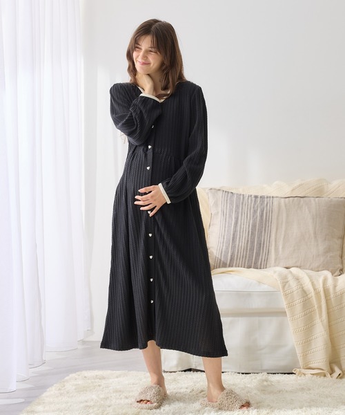 Rosemadame（ローズマダム） マタニティ ポコポコジャガードバイカラー