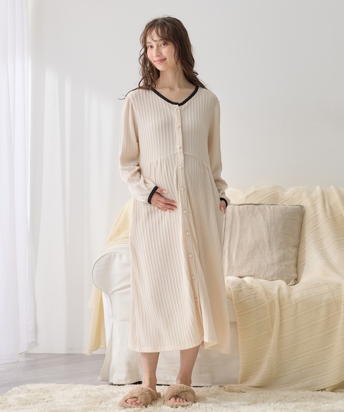 Rosemadame（ローズマダム） マタニティ ポコポコジャガードバイカラー