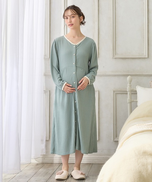 Rosemadame（ローズマダム） マタニティ ポコポコジャガードバイカラー