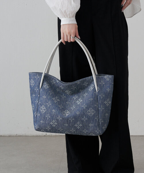 人気セール， 限定SALE 「russet」 トートバッグ FREE インディゴブルー レディース