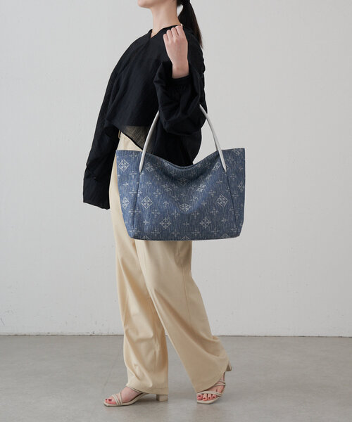 人気セール， 限定SALE 「russet」 トートバッグ FREE インディゴブルー レディース