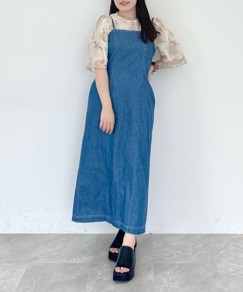 「mysty woman」 半袖ブラウス FREE ライトグリーン レディース_画像8