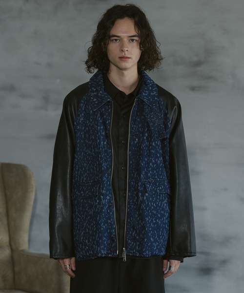 「Casper John」 ジップアップブルゾン SMALL ブラック レディース_画像2