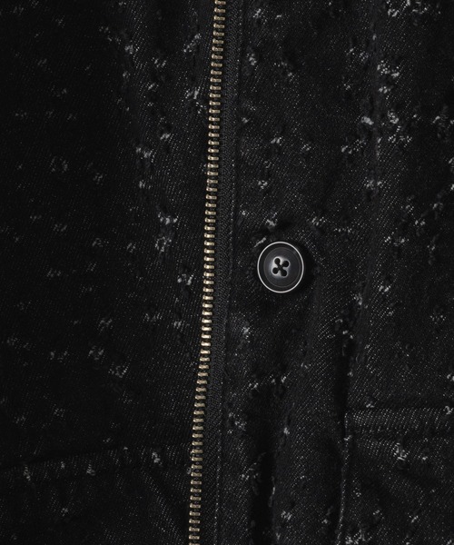 「Casper John」 ジップアップブルゾン SMALL ブラック レディース_画像7
