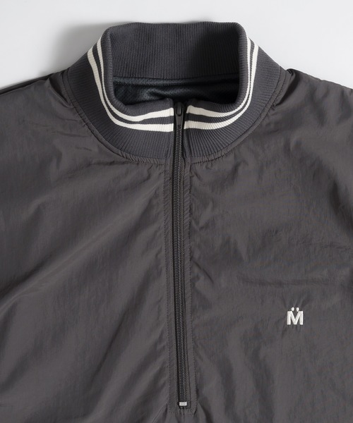 「MUHET」 ナイロンブルゾン MEDIUM ベージュ レディース_画像2