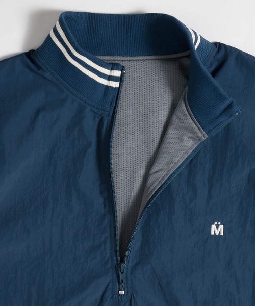 「MUHET」 ナイロンブルゾン MEDIUM ベージュ レディース_画像7