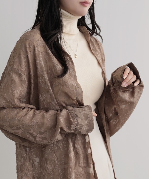 26SS美品*定価4.3万 theory luxe シアージャガードブラウス38 26SS美品