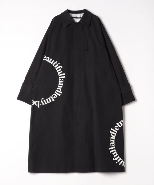 「my beautiful landlet」 トレンチコート 2 ブラック メンズ_画像5