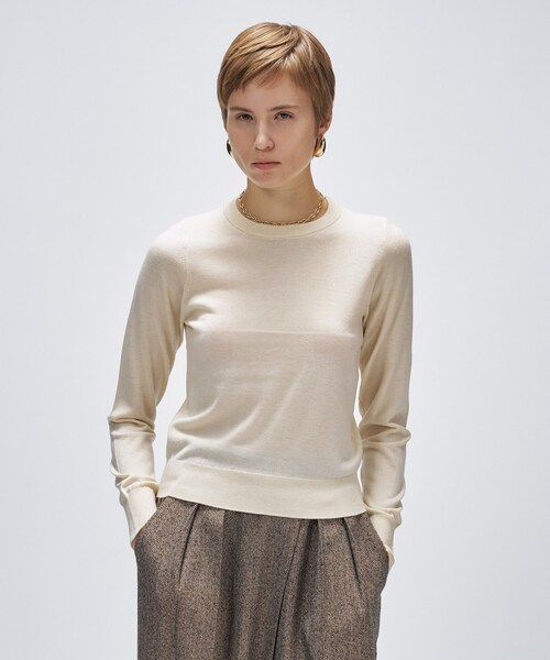 cloenc（クロエンス） ニット セーター 「手洗い可」シルクカシミヤ混