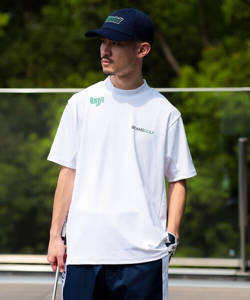 新品　BEAMS GOLF ビームスゴルフ　パームツリー　半袖　ボタンシャツS BEAMS GOLF 半袖シャツ ビームスゴルフ ゴルフウェア 半袖シャツ 春 夏