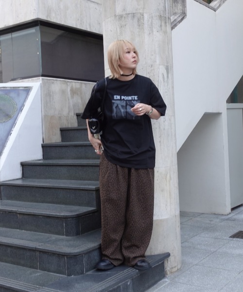 TEEN BOOP レオパードボリュームラフパンツ TEEN BOOP パンツ レオパードボリュームラフパンツ レディース