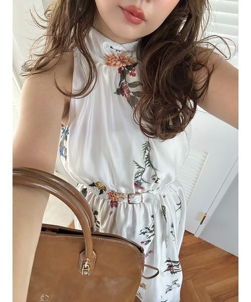 SNIDEL（スナイデル） ワンピース Sustainableフラワーモチーフ