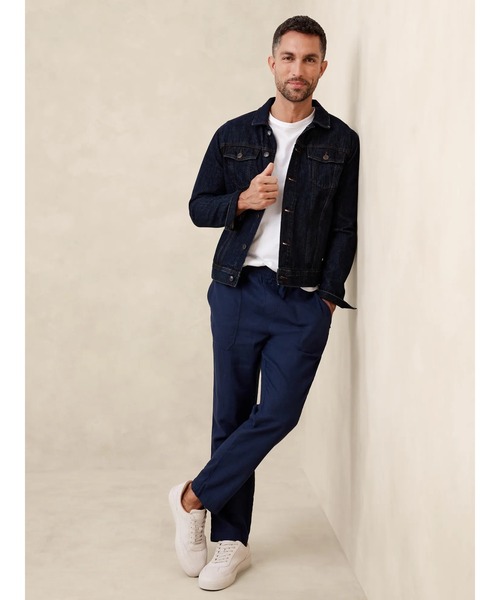 「BANANA REPUBLIC FACTORY STORE」 イージーパンツ X-LARGE ブルー メンズ_画像2